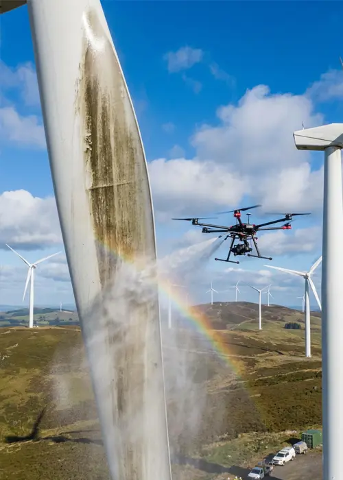 Wind Turbine Blade & Tower ដំណោះស្រាយ O&M ដំណើរការពេញលេញ